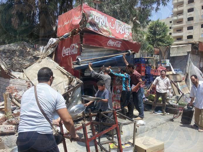 إزالة 276 كشك بدون ترخيص بمناطق القاهرة الأربع