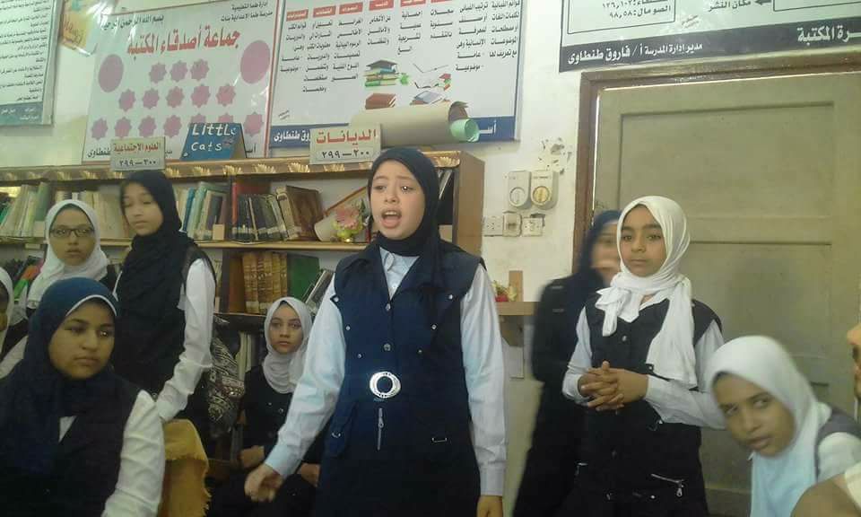 قافلة طما الثقافية فى ضيافة مدرسة طما الإعدادية بنات بسوهاج