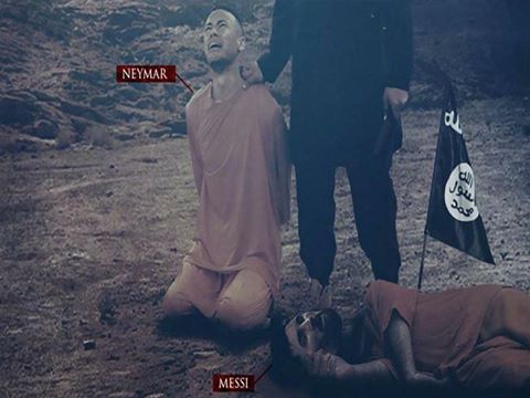 ”داعش” يهدد بقتل ”ميسى ونيمار” خلال مونديال روسيا 2018