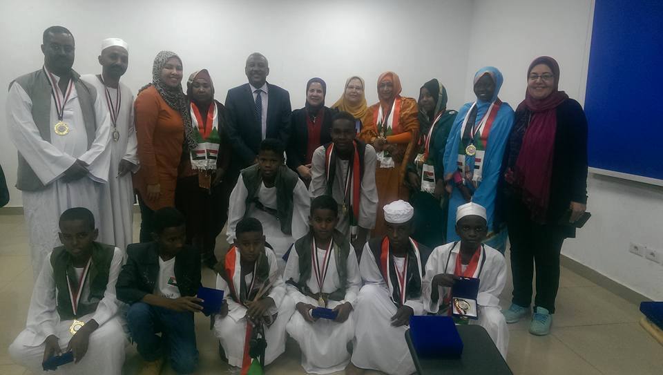 طلائع وزارة الشباب والرياضة تحتفل بوفد طلائع السودان بمركز شباب الجزيرة