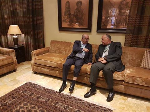 وزير الخارجية يجري مشاورات سياسية مع عدد من وزراء الخارجية وكبار المسئولين