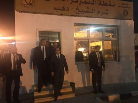 وزير الداخلية يتفقد الحالة الأمنية  في شرم الشيخ