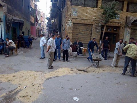 رئيس مدينة شبراخيت يجهز شوارعها لفصل الشتاء