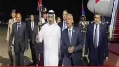 وصول وزير الخارجية الإماراتى للمشاركة بمنتدى شباب العالم فى شرم الشيخ