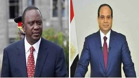 السيسى يجرى اتصالا بأوهورو كينياتا، لتهنئته بمناسبة إعادة انتخابه رئيساً لكينيا.