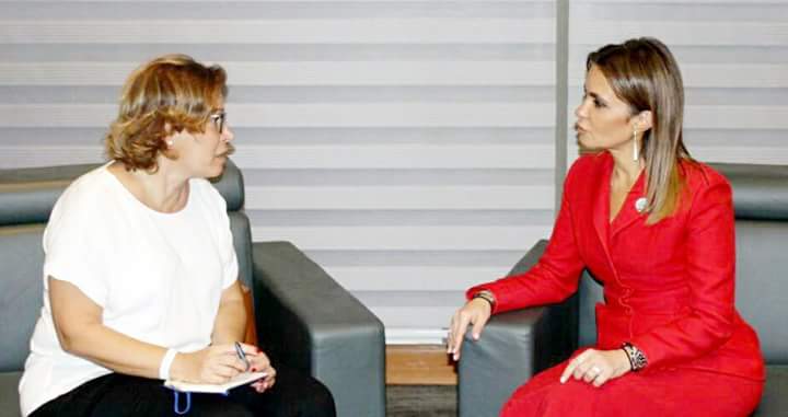 سحر نصر تبحث مع مديرة البرنامج الإنمائى للأمم المتحدة دعم المستثمر الصغير ومشروعات الشباب