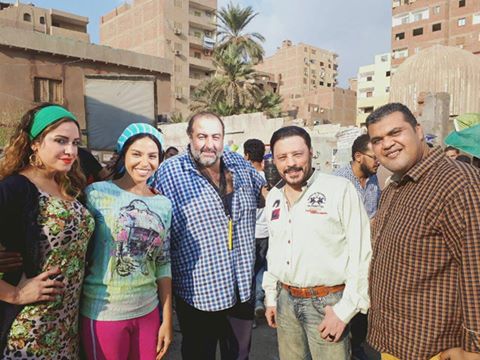 الفنانة نسرين امين فتاة شعبية في سوق الجمعة