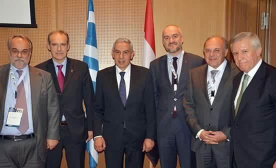 قابيل يبحث مع وفد اتحاد صناعات سالونيك تعزيز علاقات الشراكة بين القطاع الخاص فى مصر واليونان