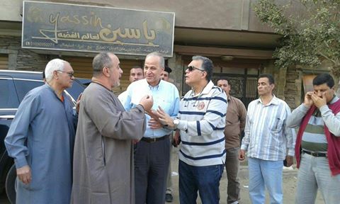 وزير النقل يتابع اعمال تطوير  الدائري الاقليمي بطريق القاهرة السويس