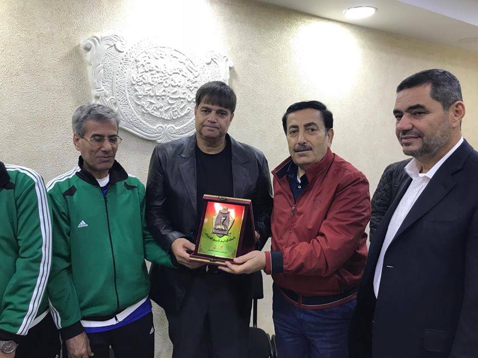 وفد قدامى الوحدات يزورون مركز شباب الأمعري