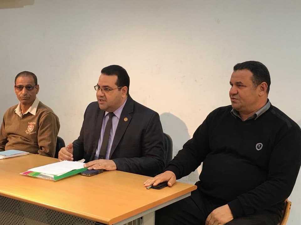 اجتماع عميرة بمديرى المواقع الثقافية التابعة للفرع للوقوف على مشكلاتها وطرح الحلول