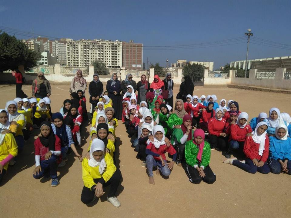 طالبات سجين ودنوشر والمحلة الأوائل ببطولة يد ”الغربية الأزهرية”