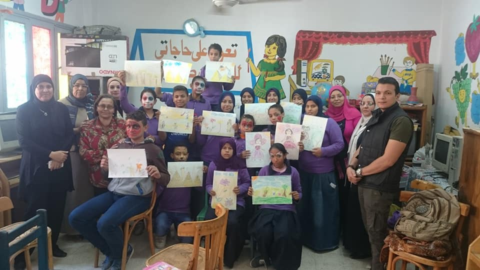 التمكين الثقافى بثقافة القاهرة فى مدرسة الصم و ضعاف السمع