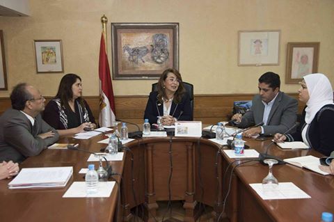 غادة والي تلتقي وفدا من البنك الدولي لبحث التوسع في برنامج تكافل وكرامة والدعم الفني لفرصة