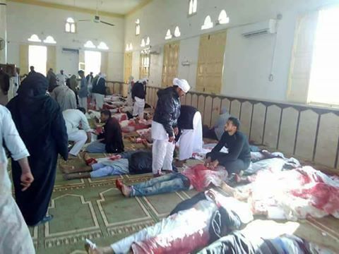جامعة طنطا تعلن الحداد ٣ايام على شهداء مسجد بئر العبد