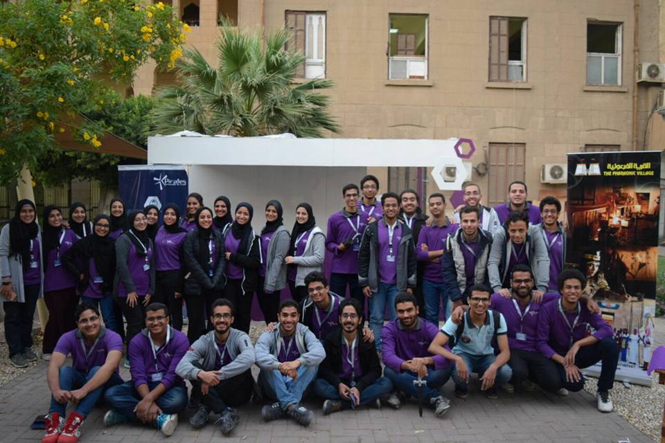 القرية الفرعونية وجامعه عين شمس في نشاط طلابي مشترك