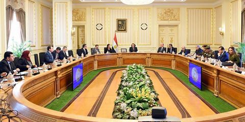 اجتماع لمتابعة الاعمال الخاصة بالمتحف المصرى الكبير