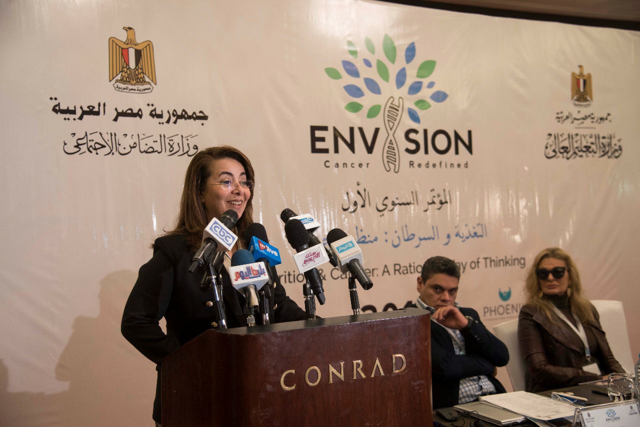 غادة والي تشهد تدشين مؤسسة جديدة لمحاربة السرطان بالتغذية