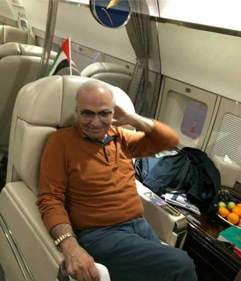 أول صورة أٌٌُُُلتقطت لشفيق أثناء ترحيله لمصر في طائرة خاصة