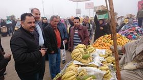بالصور : ازالة الاشغالات بطريق ابو كبير - كفر صقر لسيولة حركة المرور