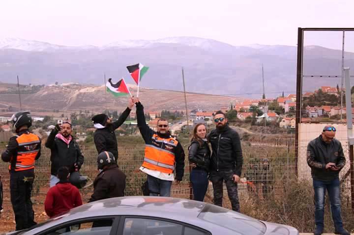 دراجون لبنانيون ينطلقون من بيروت لحدود فلسطين تضامنا مع القدس