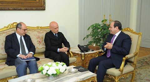 السيسى يؤكد على تعزيز التعاون بين مصر وإيطاليا على مستوى مختلف الأصعدة