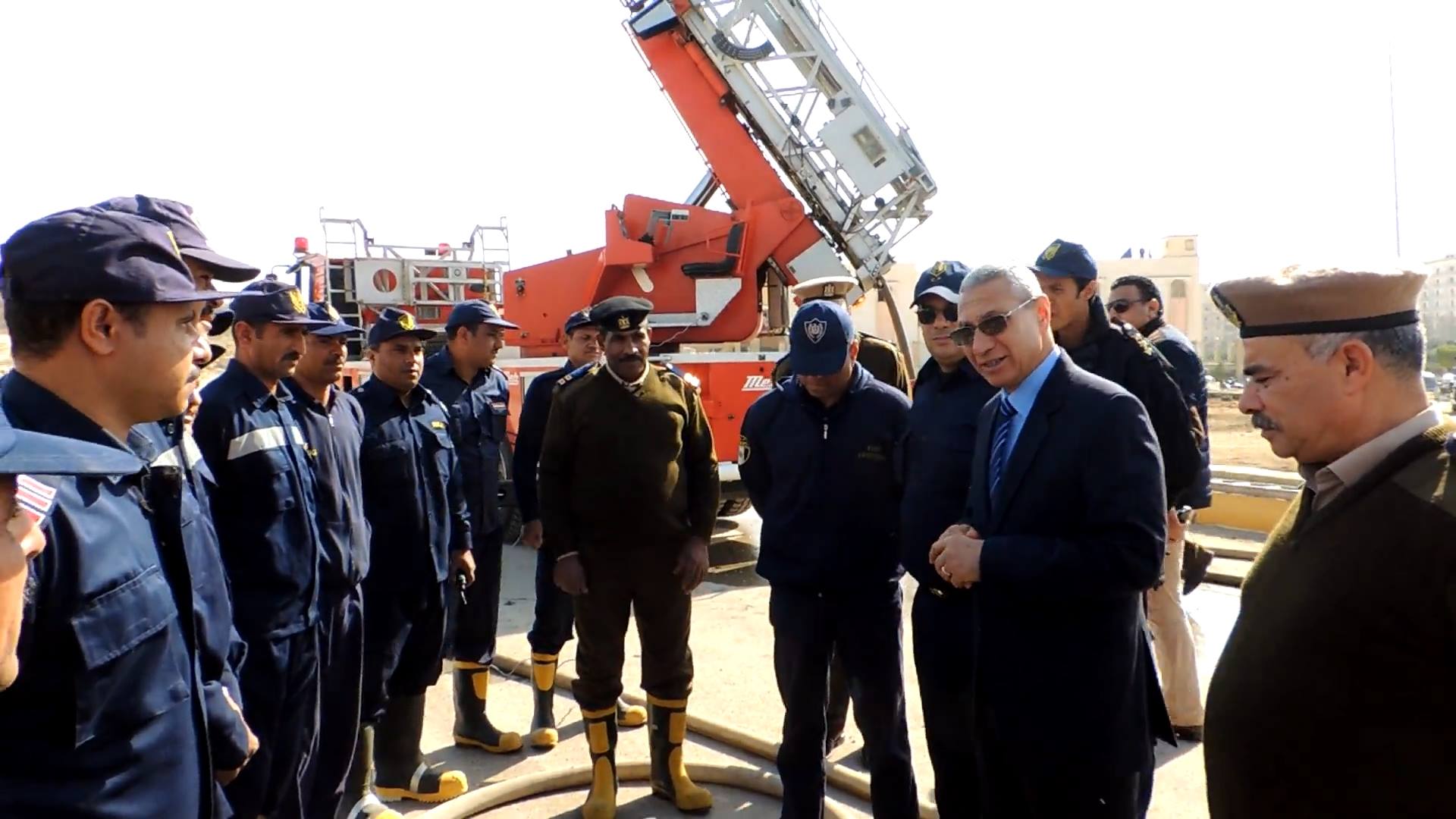 إستمرار جولات السادة مديرى الأمن التفقدية بمختلف المواقع الشرطية