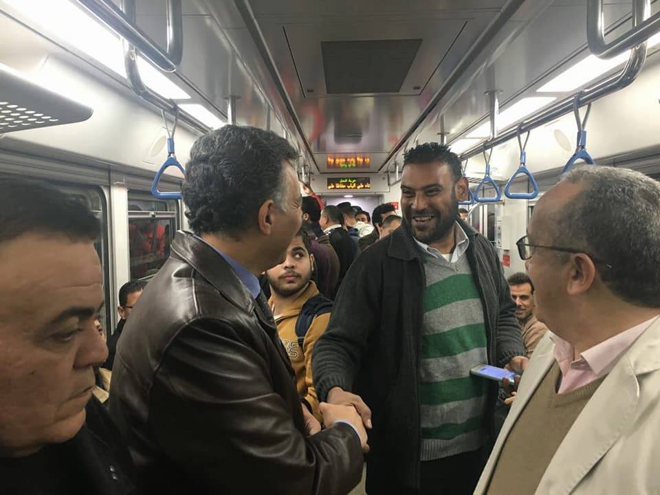 وزير النقل يتابع أعمال ازدواج المسافة بين محطتي المرج القديمة والجديدة