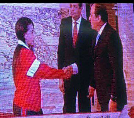 مصطفي فكري يهنئ أبطال الكاراتيه بتكريم الرئيس