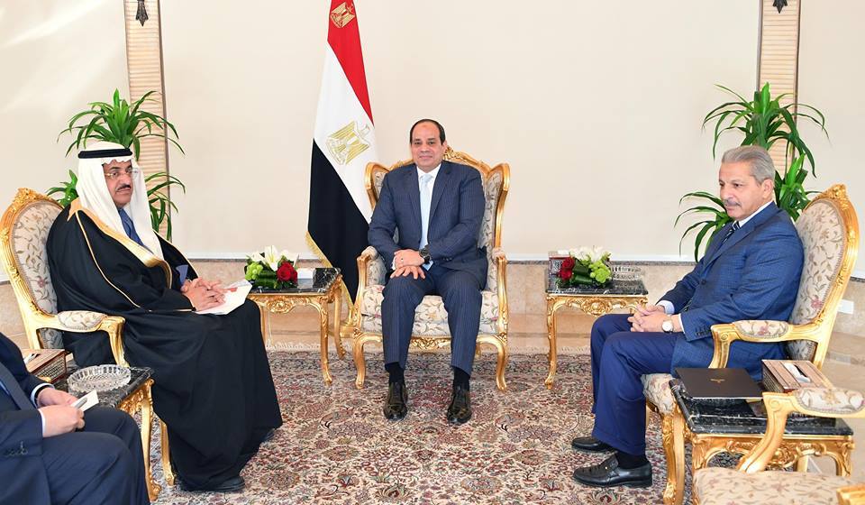 السيسى يستقبل وزير الخدمة المدنية السعودى