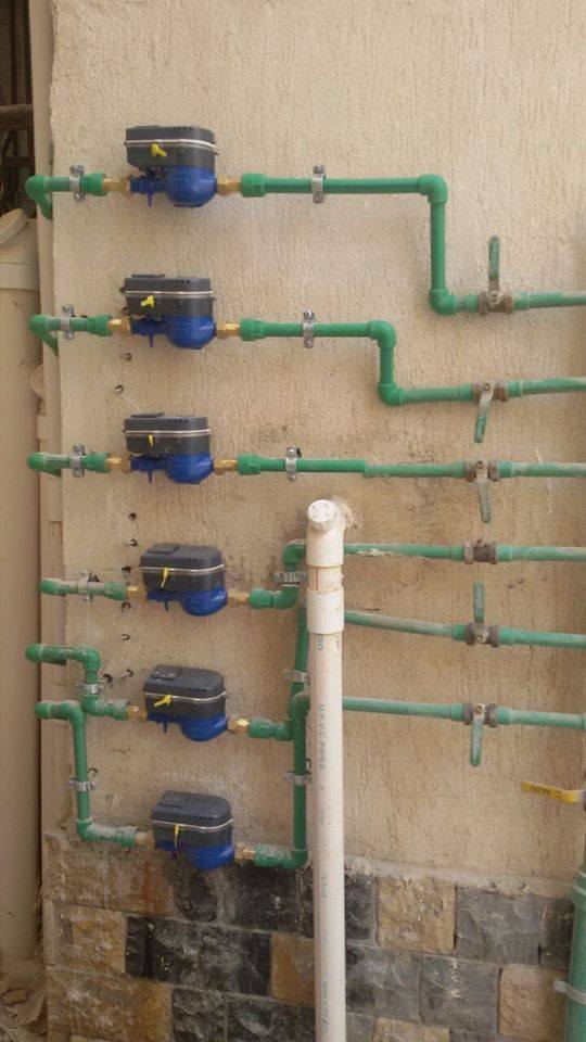 البدء في تركيب عدادات المياه مسبوقة الدفع لـ1848 وحدة بالإسكان الاجتماعي