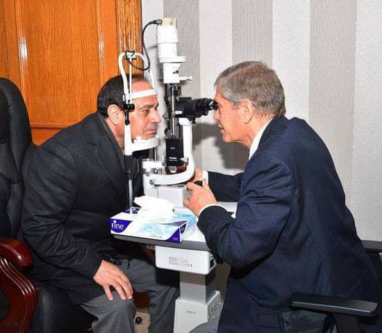 الرئيس السيسي يجرى الكشف الطبى للتقدم بأوراق ترشحه فى انتخابات الرئاسة