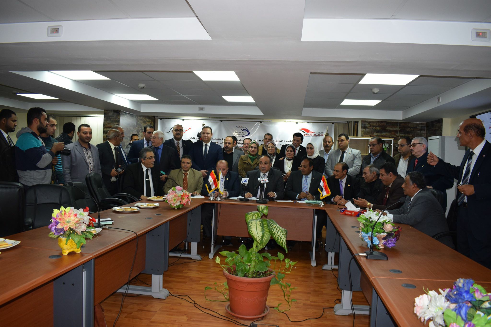 المهن الرياضية تعلن تأييدها للرئيس السيسى لفترة رئاسية ثانية