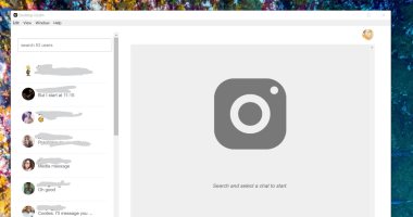 تطبيق بسيط على منصة ويندوز لاستخدام ميزة رسائل انستجرام المباشرة
