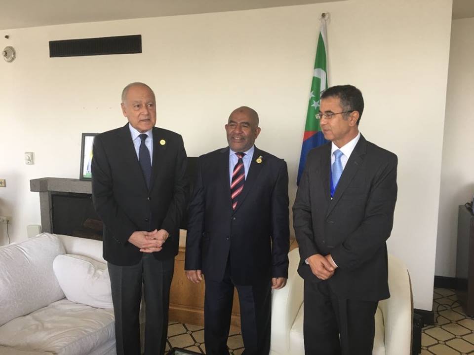 أبو الغيط يلتقي مع رئيس جزر القمر والجامعة العربية تشارك في الحوار الوطني القمري الأسبوع القادم