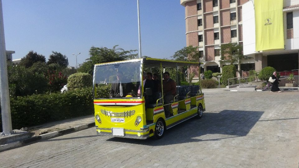 «طفطف» يعمل بالطاقة الشمسية بداية من الفصل الدراسي الثاني بأروقة جامعة المنيا