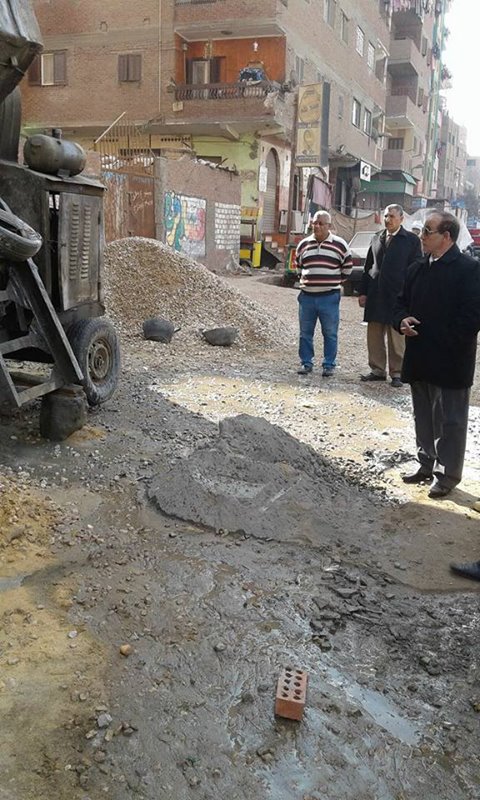 ضبط حالتى بناء مخالفه ومصادره خلاطه ومواد البناء