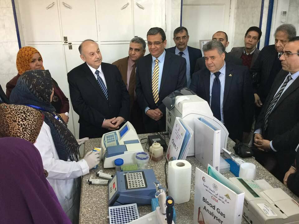 افتتاح مركز التميز في الأبحاث العلمية بجامعة بنها