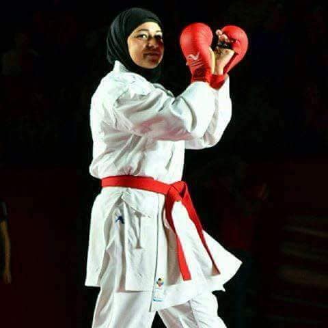 هبه عبد الرحمن أول سيدة تتولى تدريب منتخب سيدات مصر للكاراتيه