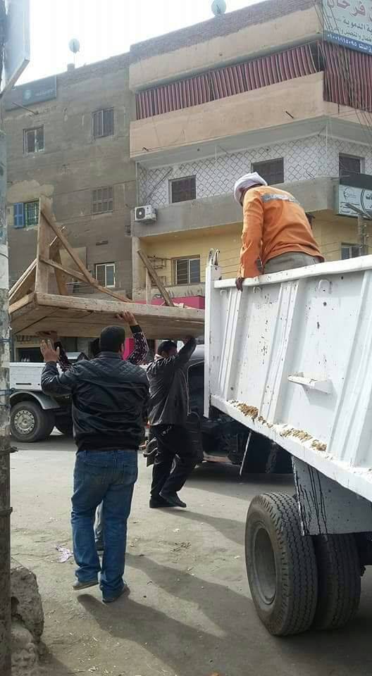 حملة مكبرة لإزالة الإشغالات بمدينة شبين القناطر