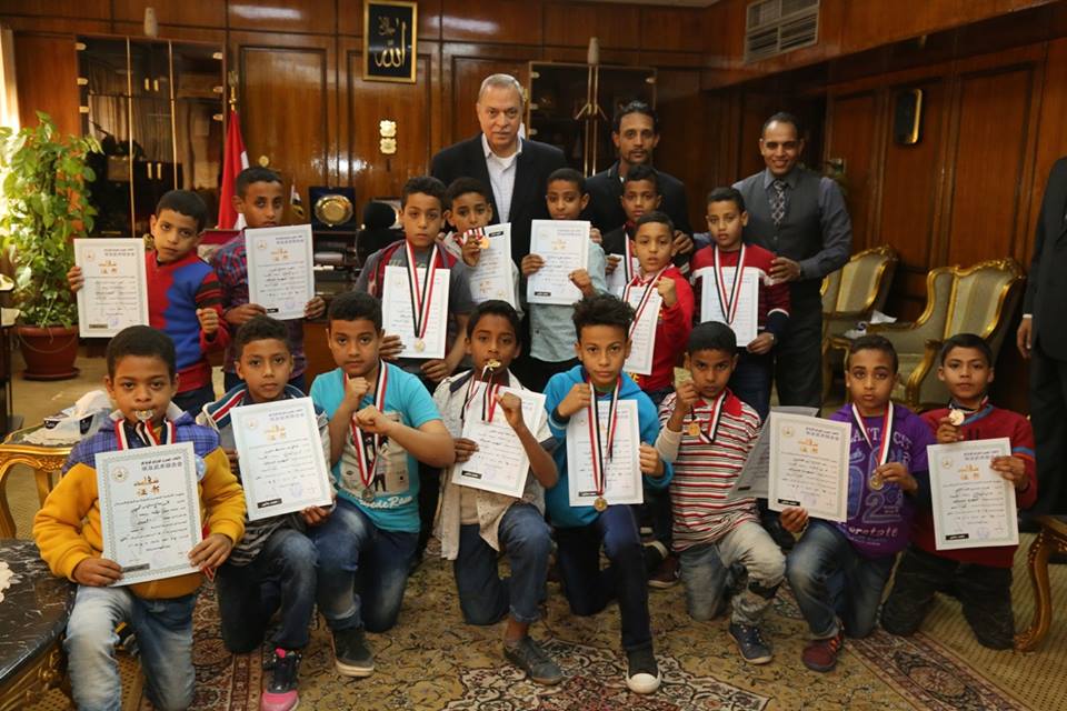 محافظ قنا يكرم ابطال الجمهورية للووشو كونغ فو