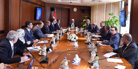 اسماعيل يتابع الموقف التنفيذى لمشروع مدينة الجلود بالروبيكي.