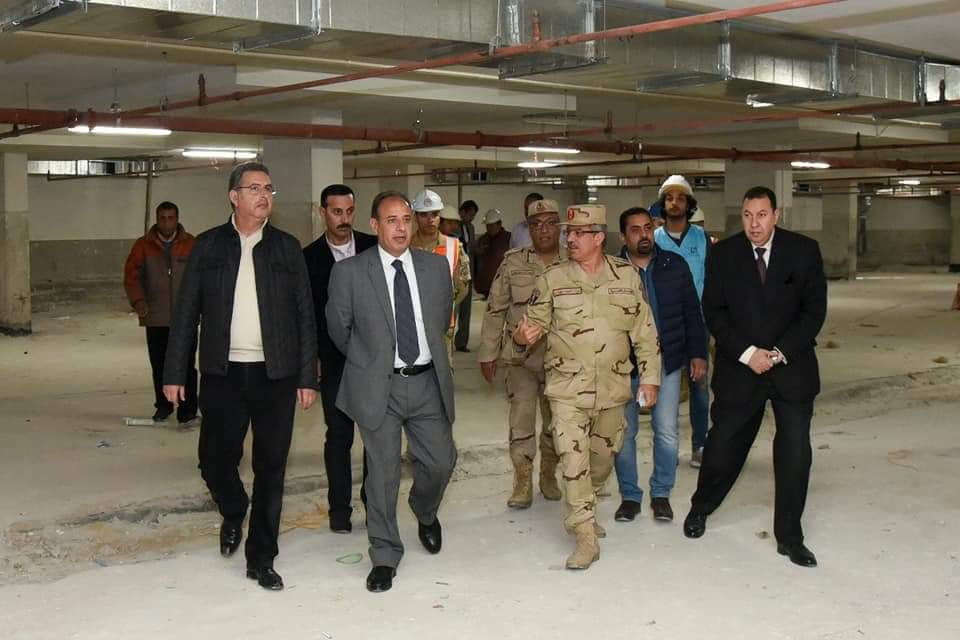 محافظ الإسكندرية يتفقد أعمال تطوير وتجديد جراج الخالدين