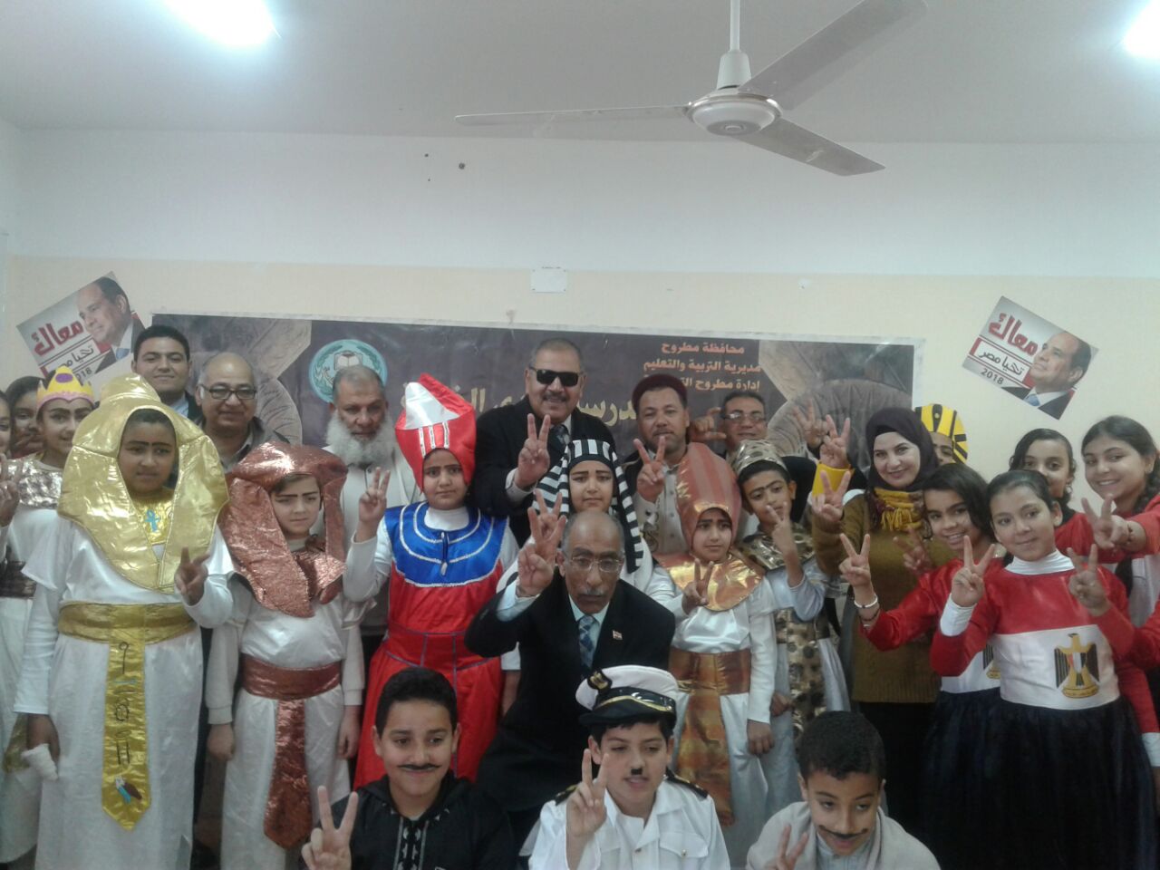 بالصور | لنائب سليمان العميري يعرض انجازات السيسي في المدارس والمستشفيات ضمن حملة ”شارك”  