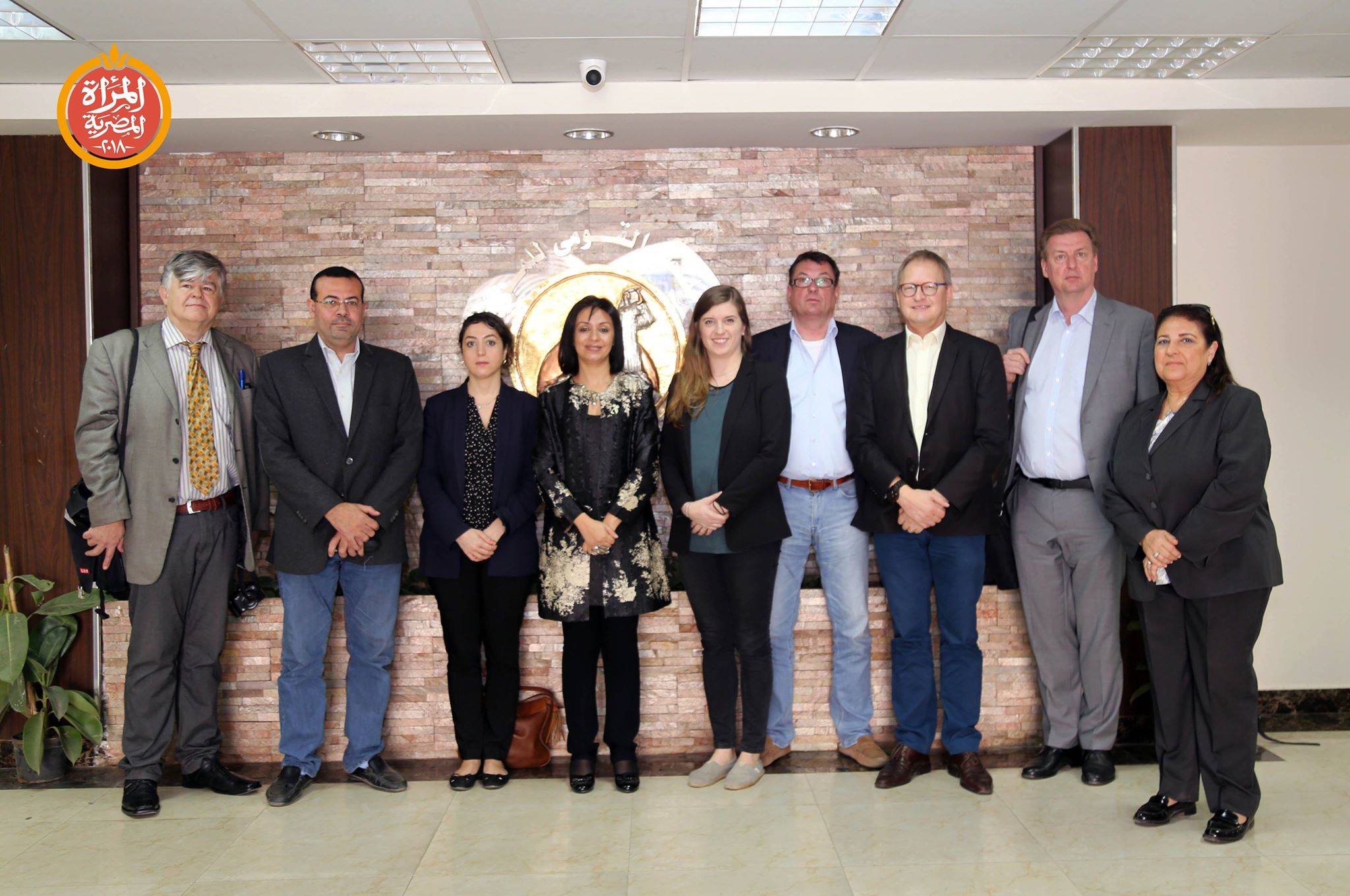 مايا مرسي تستقبل مراسلي الصحف والمجلات بدولة النمسا