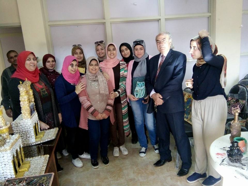 وزارة الشباب والرياضة في محطتها الثانية لجولات متابعة مراكز الفنون بجامعة بورسعيد