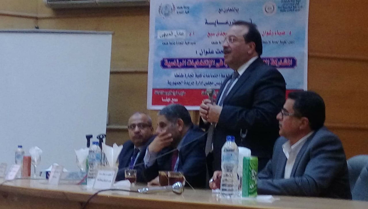 مناقشة المشاركة الإيجابية للشباب في الانتخابات الرئاسية بكلية التجارة جامعة طنطا