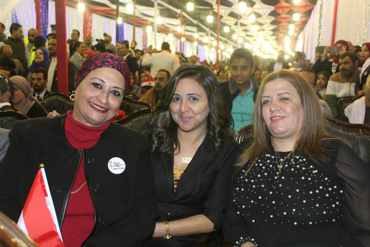 ”سيدات مصر” تحضر المؤتمر الجماهيري بإمبابة لدعم ”السيسي” لرئاسة الجمهورية