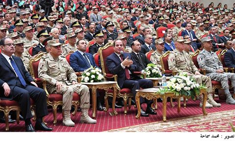 تفاصيل مشاركة السيسى الندوة التثقيفية السابعة والعشرين التي نظمتها إدارة الشئون المعنوية بالقوات