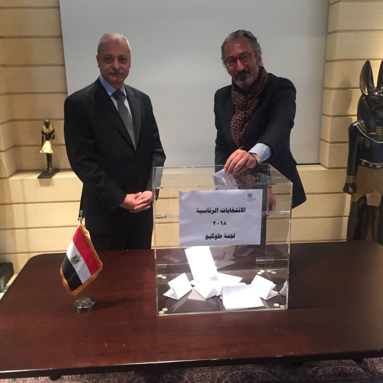 المصريون يتوافدون على الانتخابات الرئاسية في اليابان